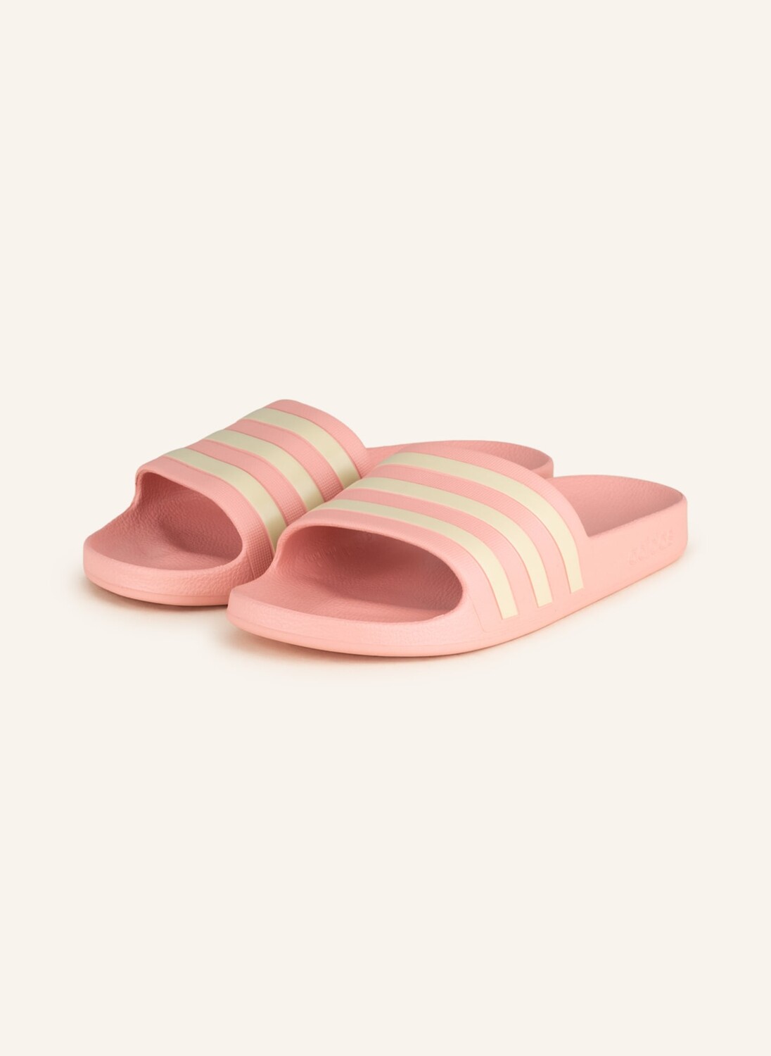 Мюли adilette aqua adidas, розовый/белый
