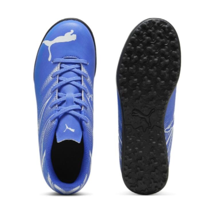 Детские футбольные бутсы Kids Low-top Синие/белые Puma, синий/белый — фото 3