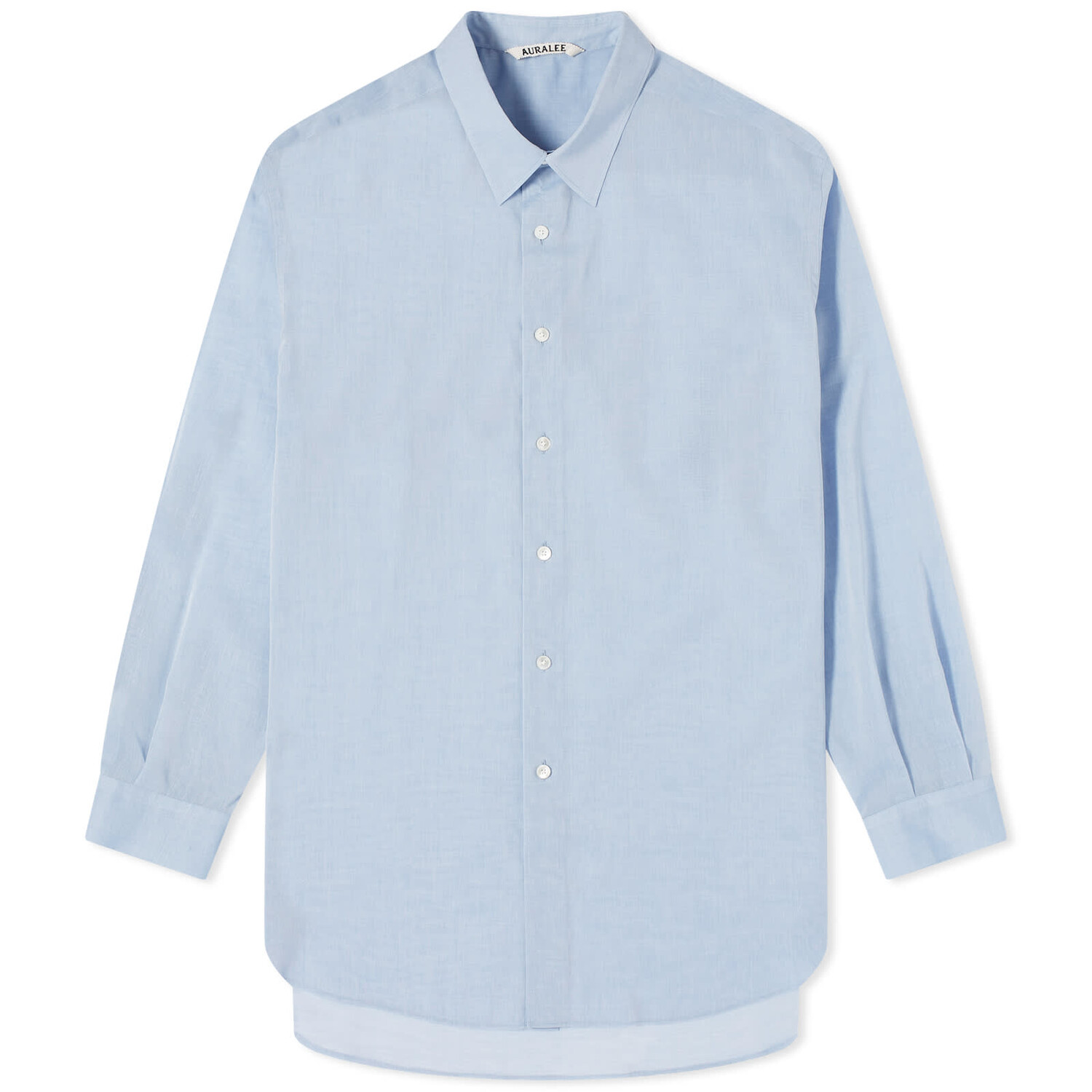 

Рубашка Auralee Finx Shirt, цвет Sax Blue Chambray