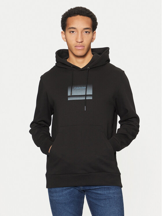 

Толстовка обычного кроя Gradient Logo K10K113771 Calvin Klein, черный