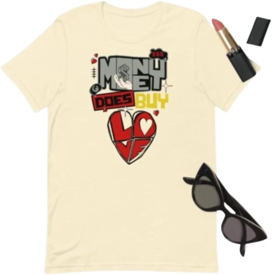 

Футболка с юмором Money Does Buy Love для взрослых AmazHome