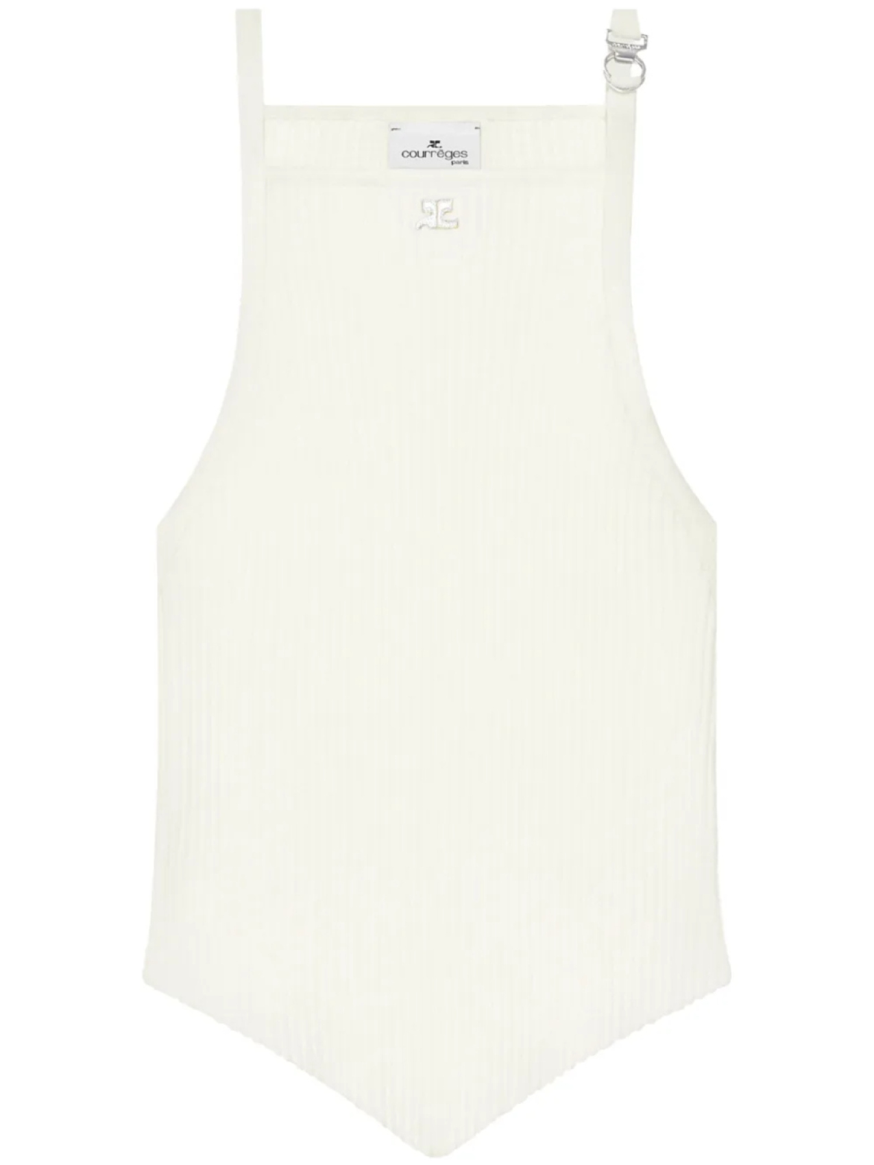 

Топ с острым носком Courrèges, белый