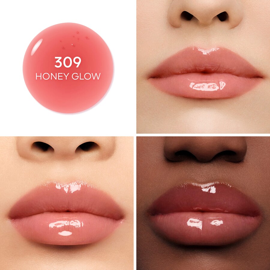 Увлажняющее тонирующее масло для губ Kiss Kiss Bee Glow GUERLAIN, 0.3 fl oz/9.5 ml, 309 Honey — фото 2