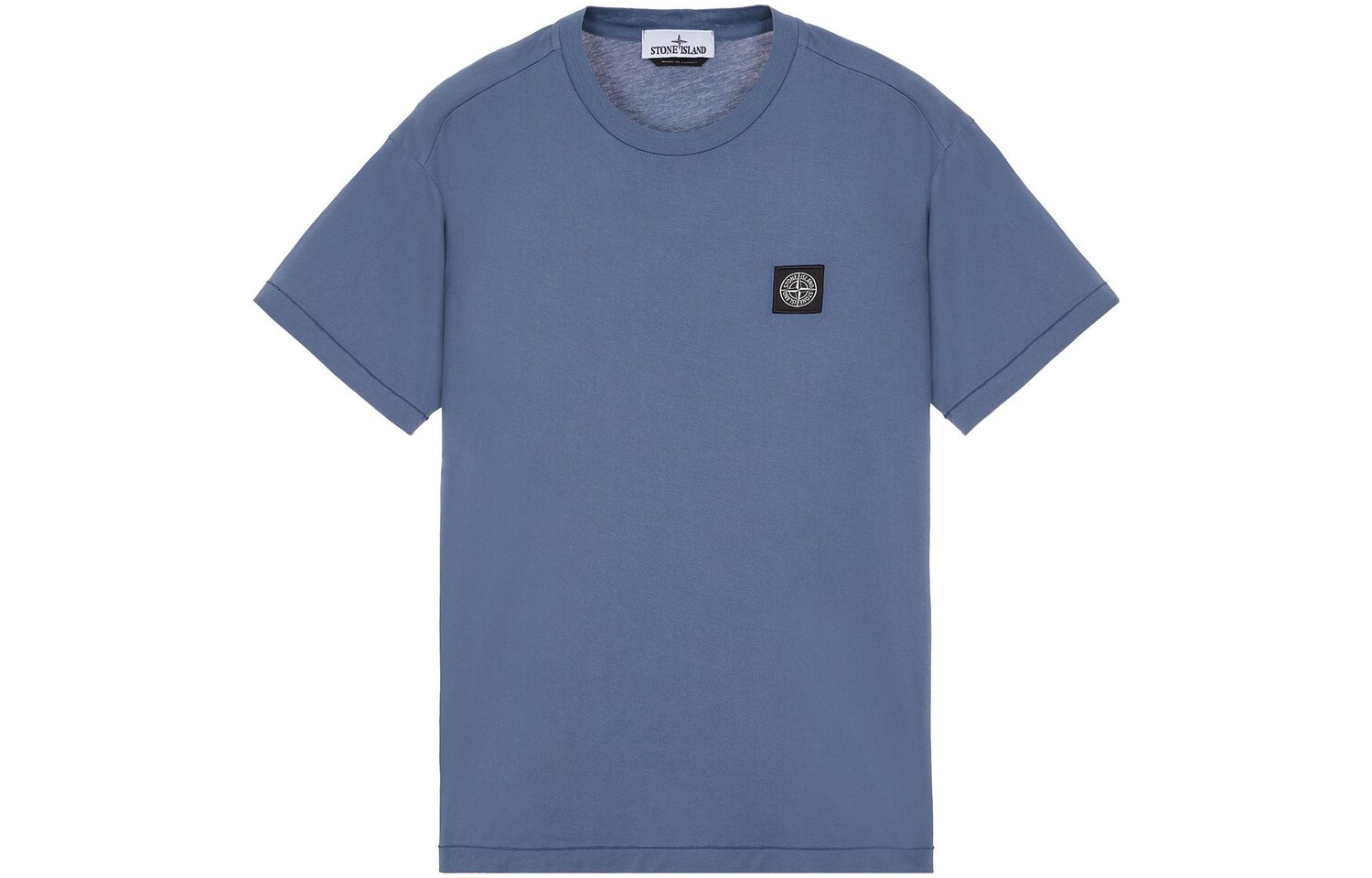 

Футболка мужская серая/синяя Stone Island, серый/синий