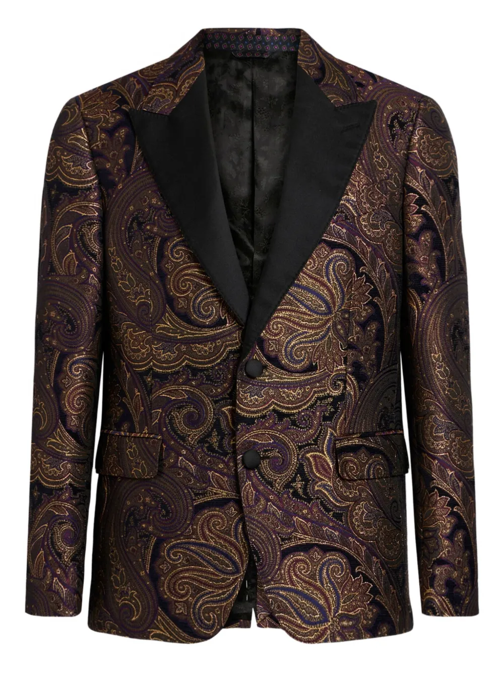 

Однобортный пиджак ETRO, золотой