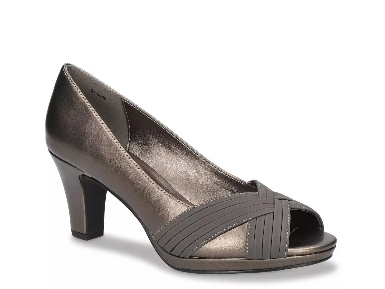 Роскошные туфли-лодочки на платформе Easy Street, Pewter