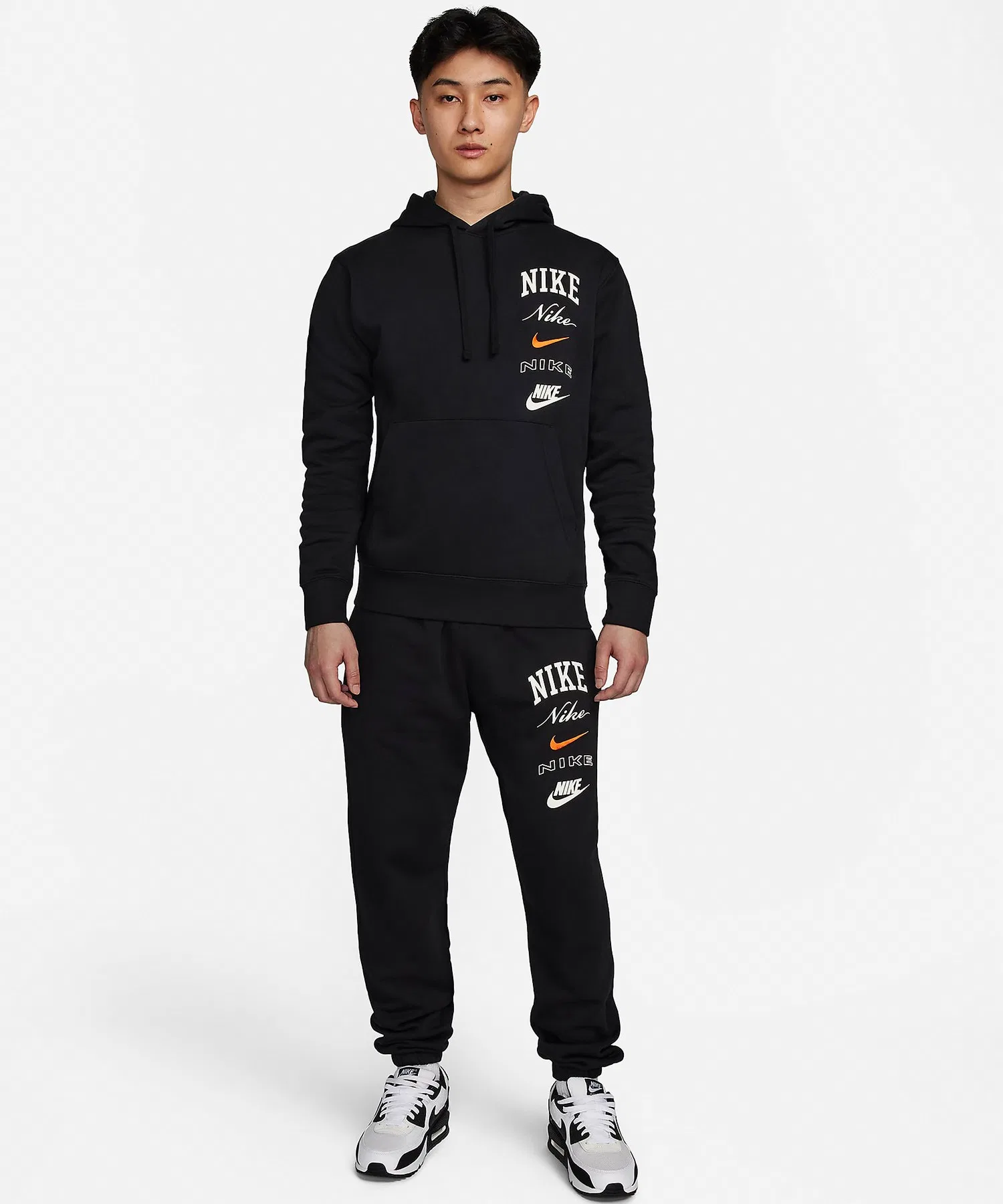 Толстовка с капюшоном NIKE, стандартный крой, модели FN2635-010/FN2635-063/FN2635-677 — фото 4