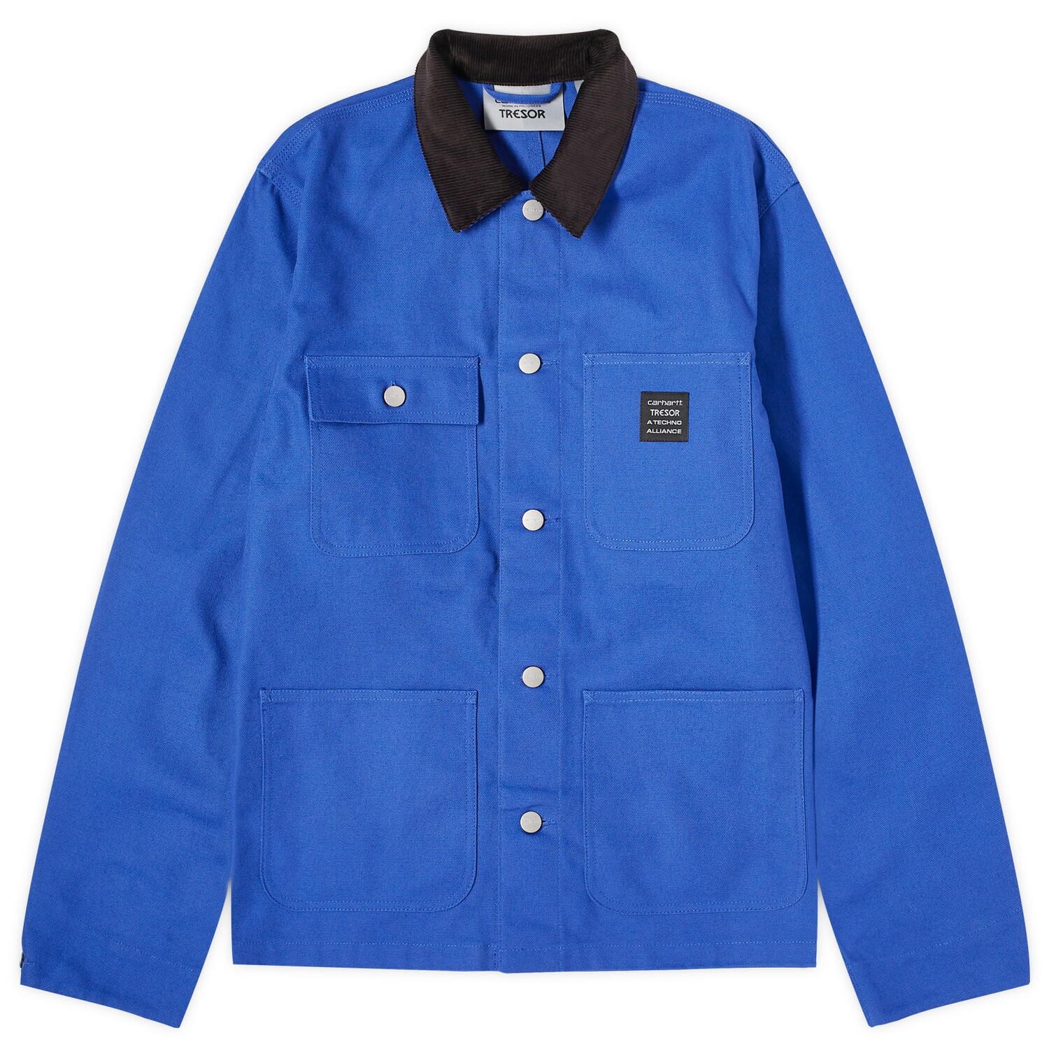 

Куртка Carhartt Wip X Tresor Way Of The Light Michigan Coat, цвет Lazurite & Dark Grey Reflective