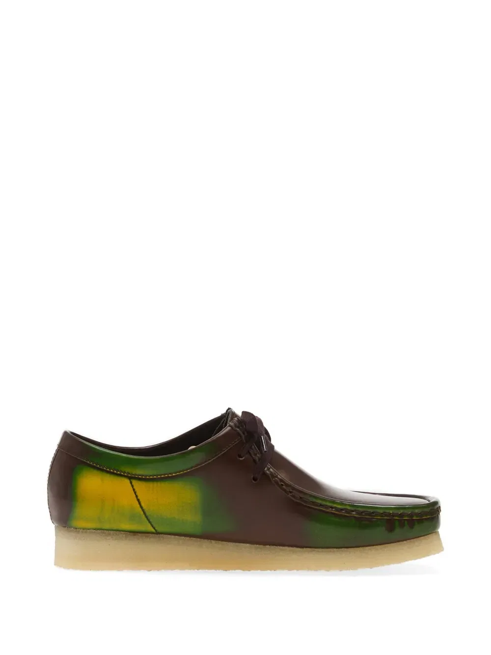 Кроссовки Wallabee на шнуровке Clarks Originals, коричневый