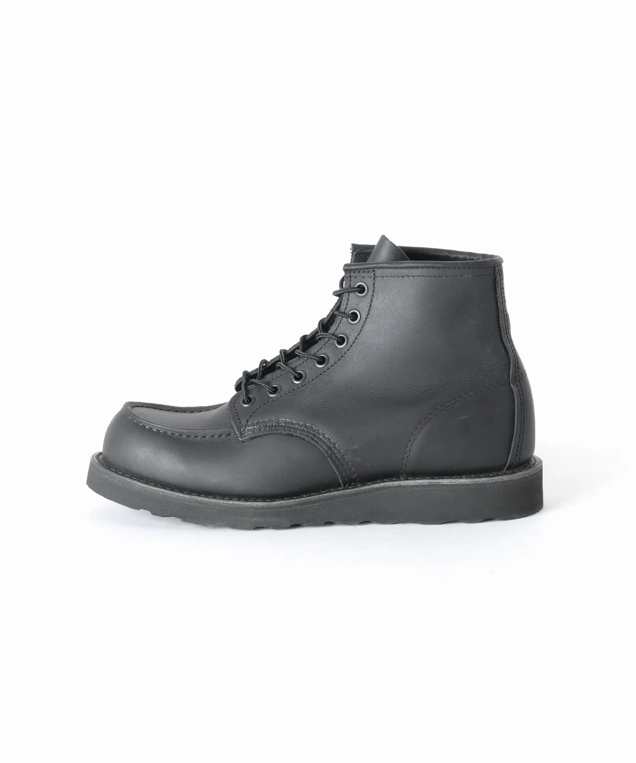 Ботинки классические мокасины Red Wing 6 дюймов, кожа, чёрный — фото 3