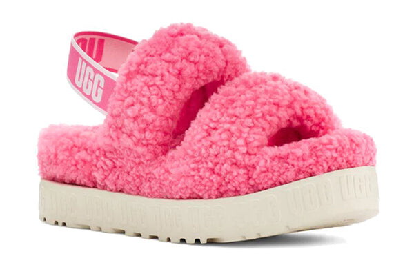 Сандалии oh fluffita 'pink rose' Ugg, розовый — фото 3