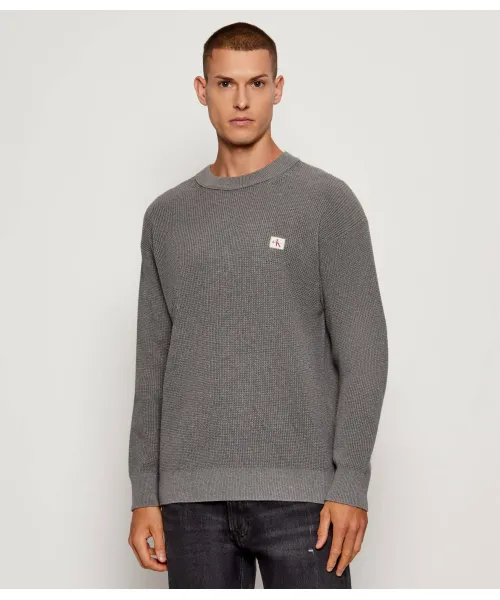 

Свитер Loose fit Calvin Klein Jeans, серый