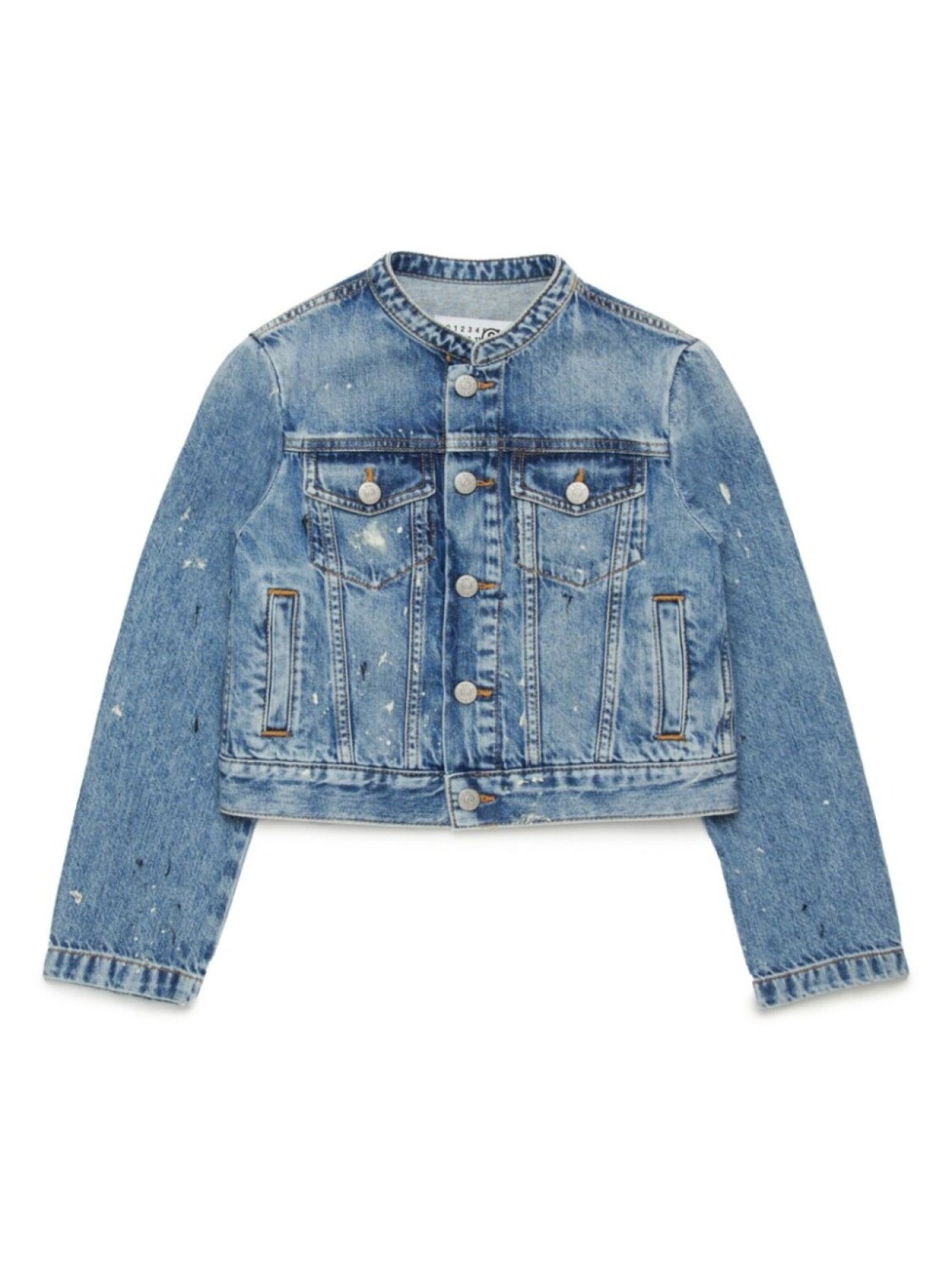 

MM6 Maison Margiela Kids джинсовая куртка, синий