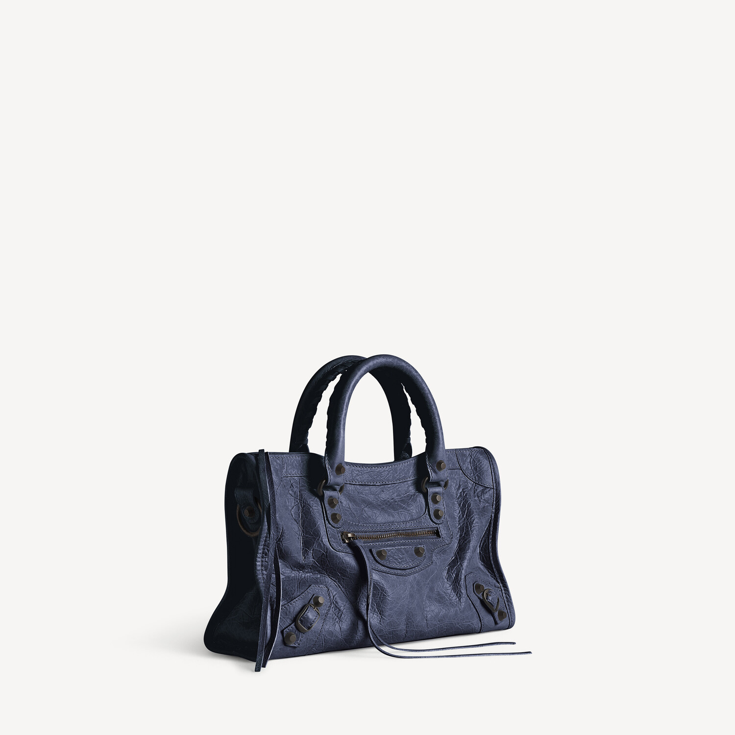 Женская сумка le city bag small в цвете темный маре BALENCIAGA, темно-маренго — фото 2