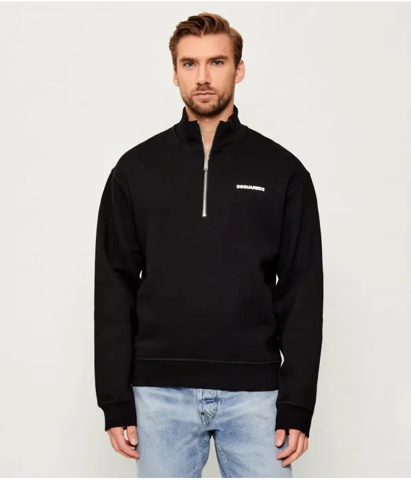 Толстовка loose fit Dsquared2, черный