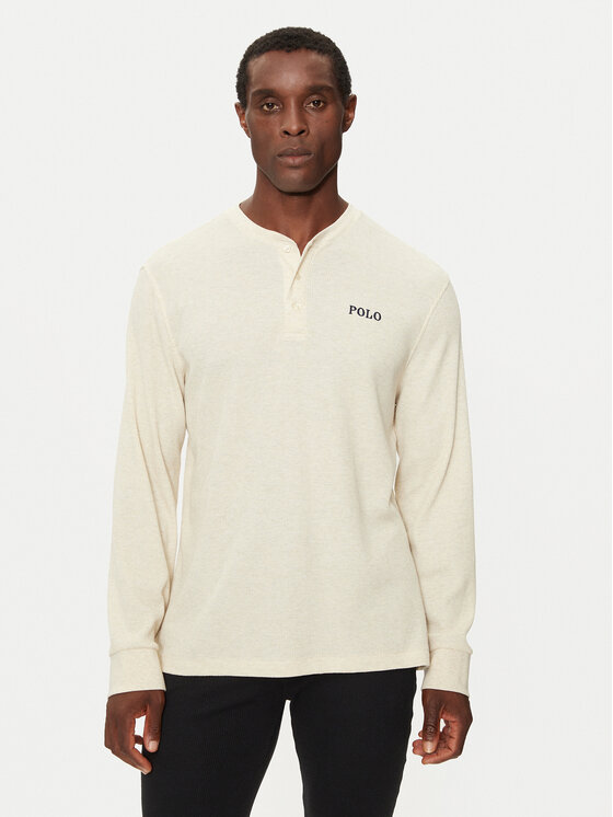 

Лонгслив slim fit 714950609005 Polo Ralph Lauren, экрю