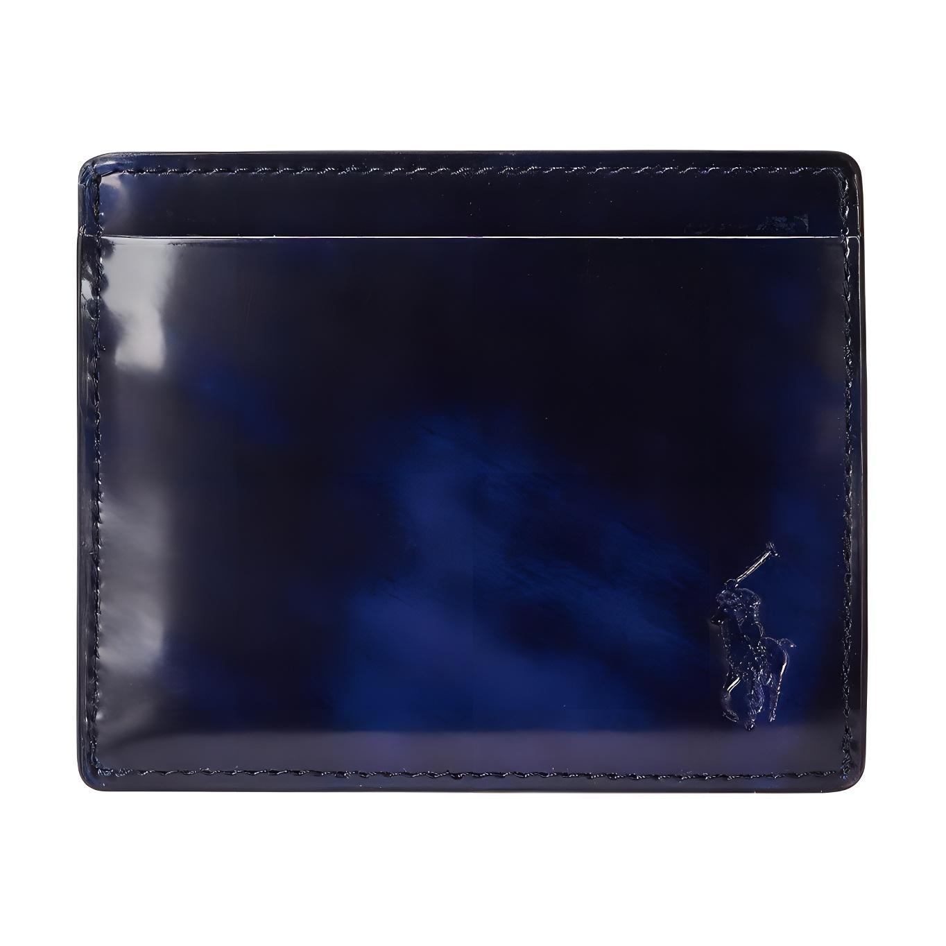 

Polo Ralph Lauren Кошелек для карт из коровьей кожи мужской темно-синий