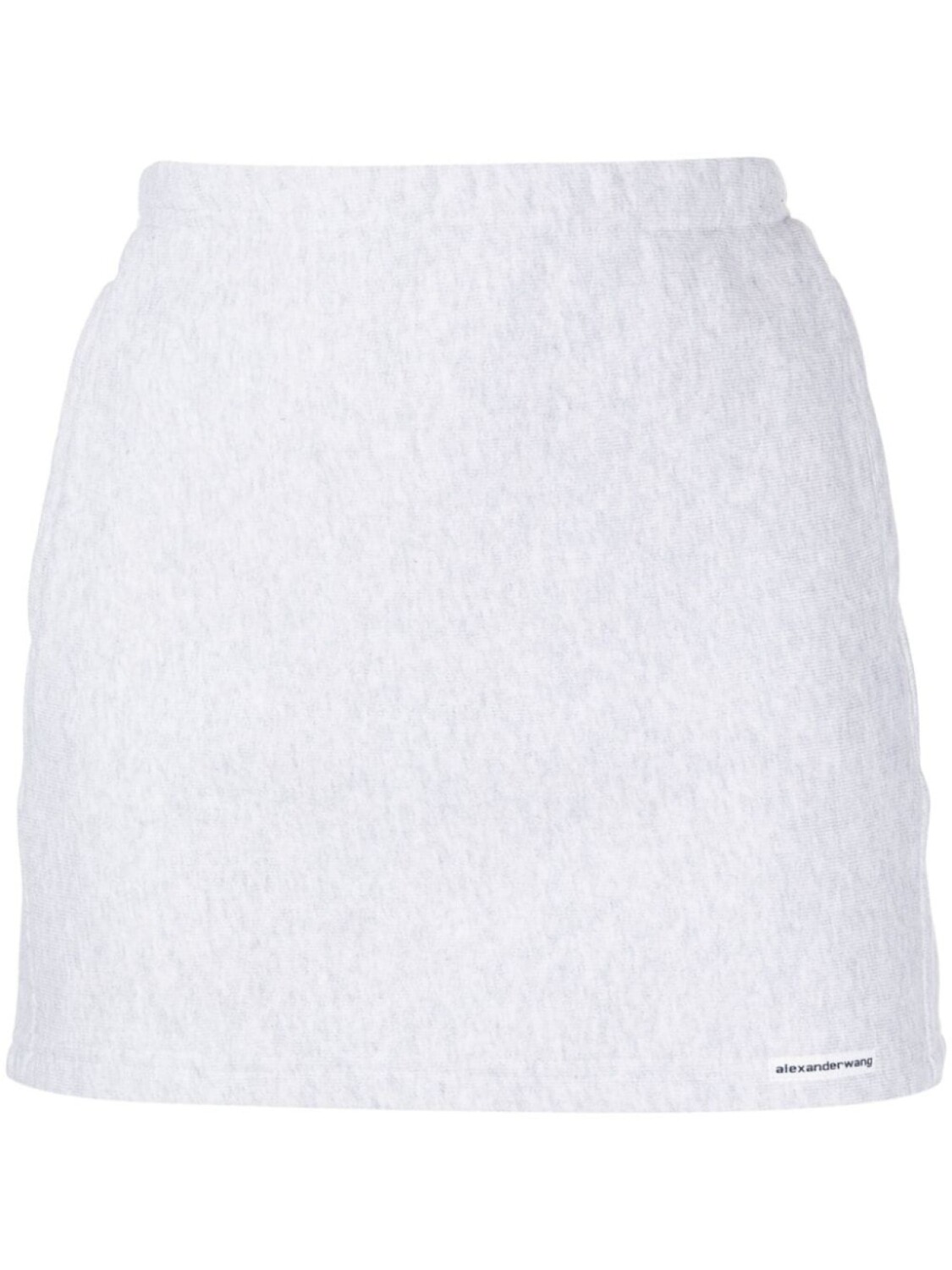 

Alexander Wang мини-юбка с нашивкой-логотипом, серый