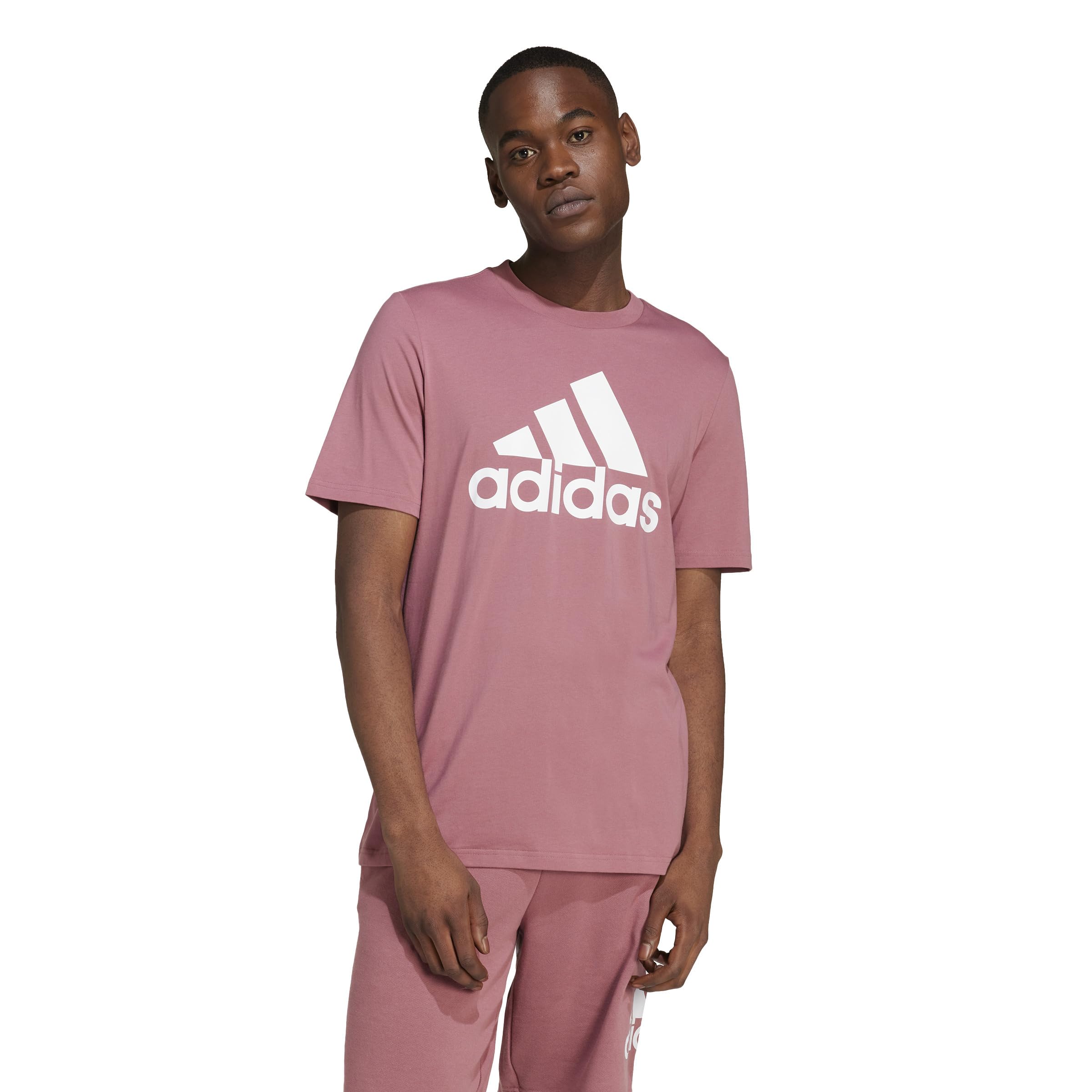 

Футболка adidas Essentials Single Jersey Big Logo T-Shirt, цвет Preloved Crimson/White