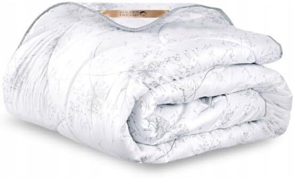 

Golden Dreams Всесезонное одеяло для аллергиков, спальное одеяло с мотивом одуванчика, идеальное пуховое одеяло на 4 сезона, 160 х 200 см