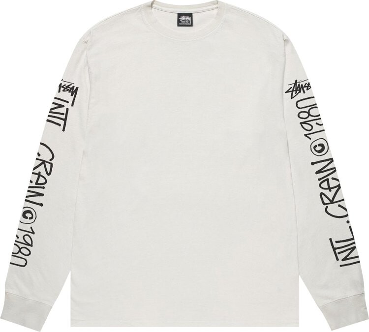 

Лонгслив Stussy International Crew 'Natural', кремовый