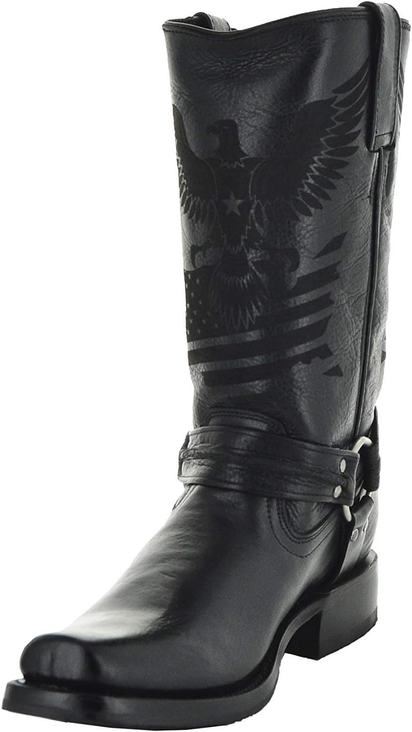 

Мужские кожаные мотоботинки Soto H50021 Soto Boots, черный