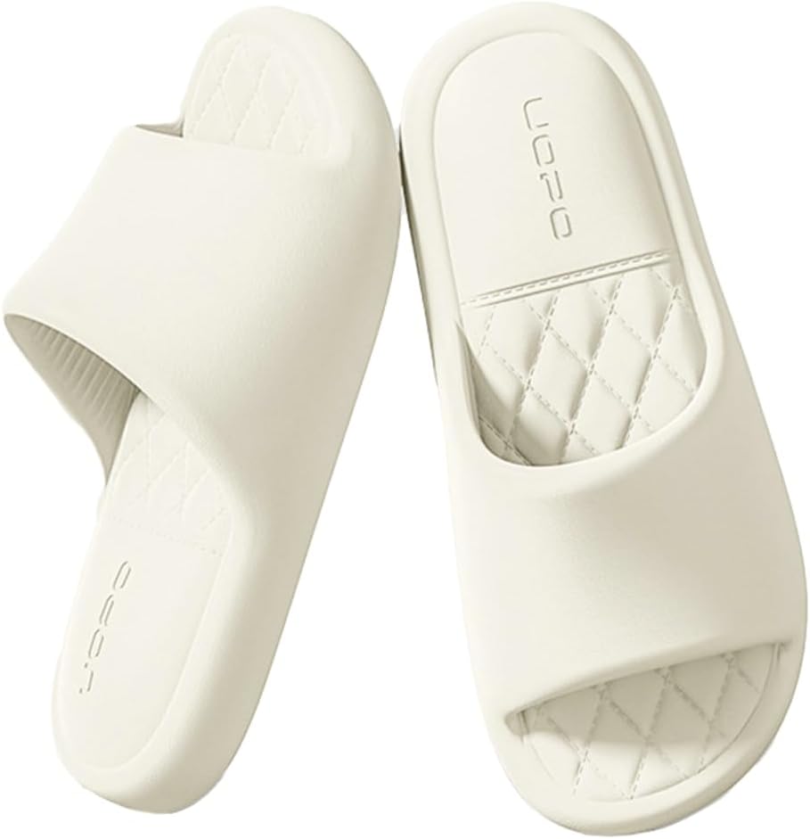 

Женские и мужские шлепанцы для душа Rungion, мягкая подошва, быстрое высыхание, домашние нескользящие сандалии, белый