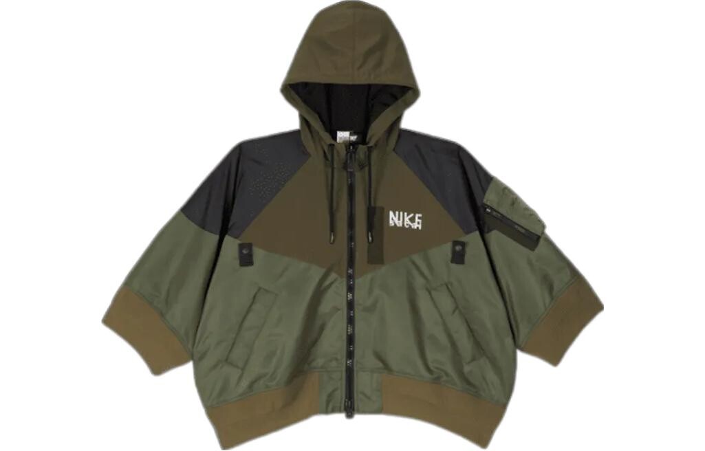 

Женское укороченное пальто Nike, цвет Army Green