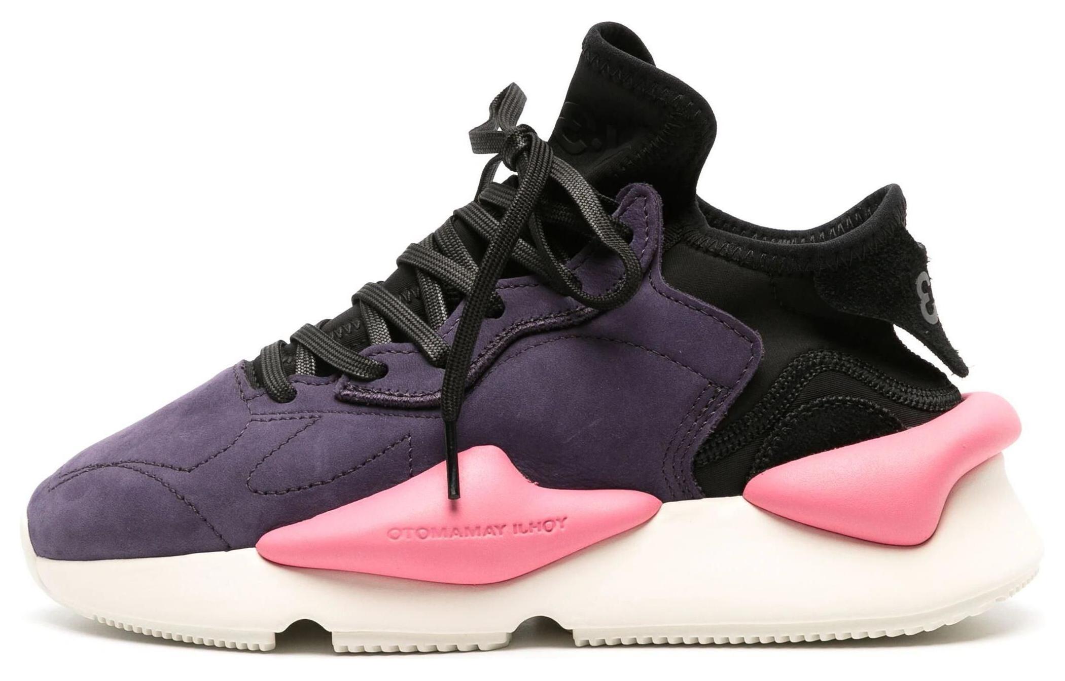 Adidas Y 3 Kaiwa Благородный фиолетовый черный кремовый Y-3, черный фиолетовый