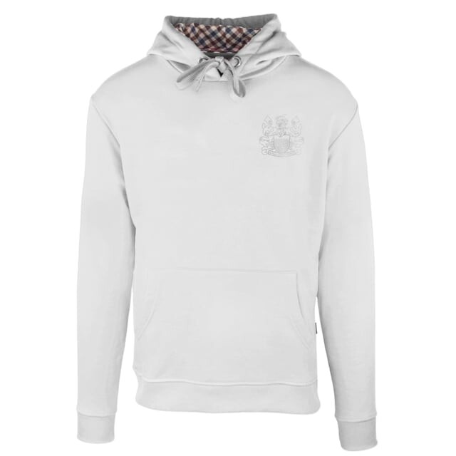 

Худи Monotone с логотипом и гербом Aldi Aquascutum, белый