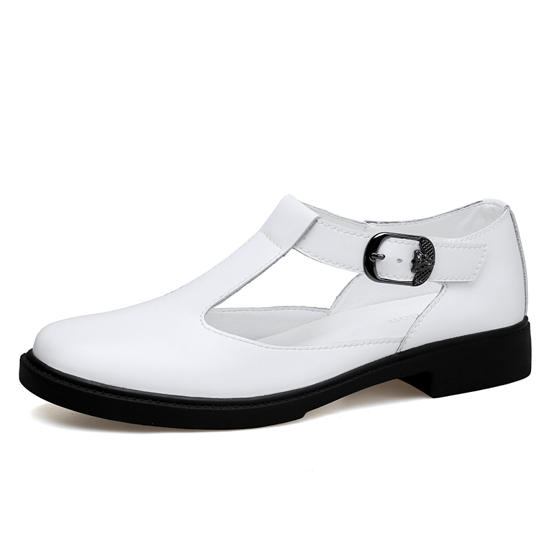 

King Jinmai Мужские повседневные кеды низкие белые, цвет White