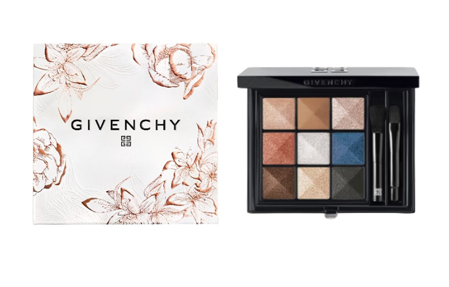

Тени для век 520 Box Nine Colors, легко растушевываются, натуральные, 8 г Givenchy