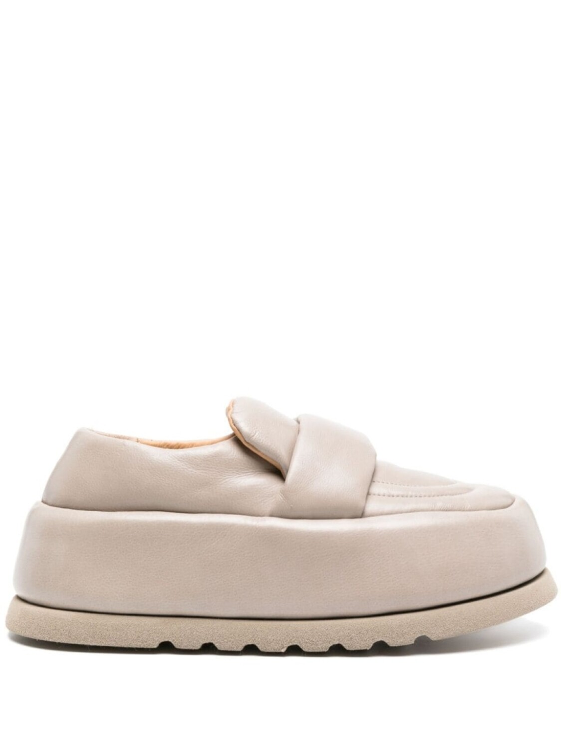 

Marsèll chunky-sole leather loafers, нейтральный цвет