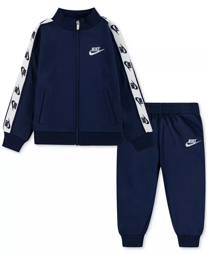 

Детский спортивный костюм Dri-FIT 2-предметный с молнией Nike, синий