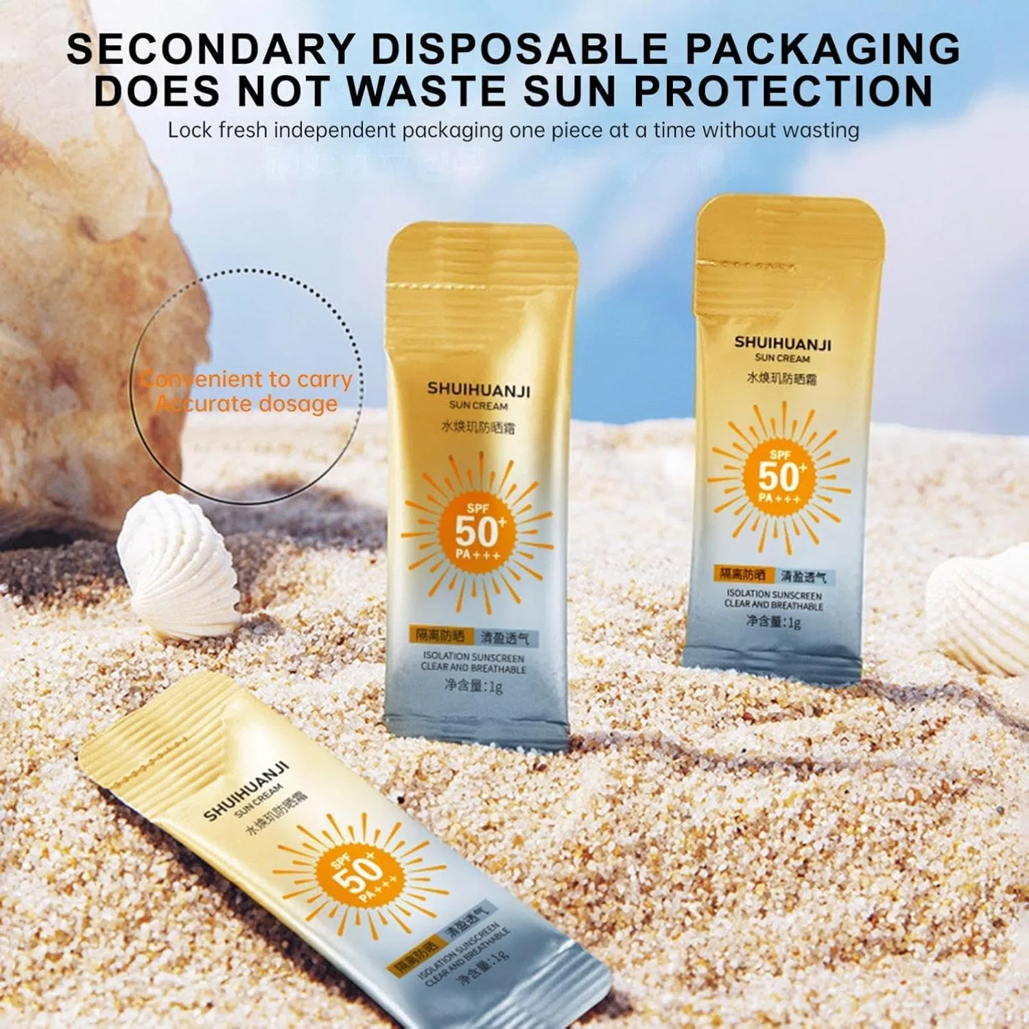 Солнцезащитный лосьон для лица SPF 50+ в мини-формате ‎Orgrul — фото 3