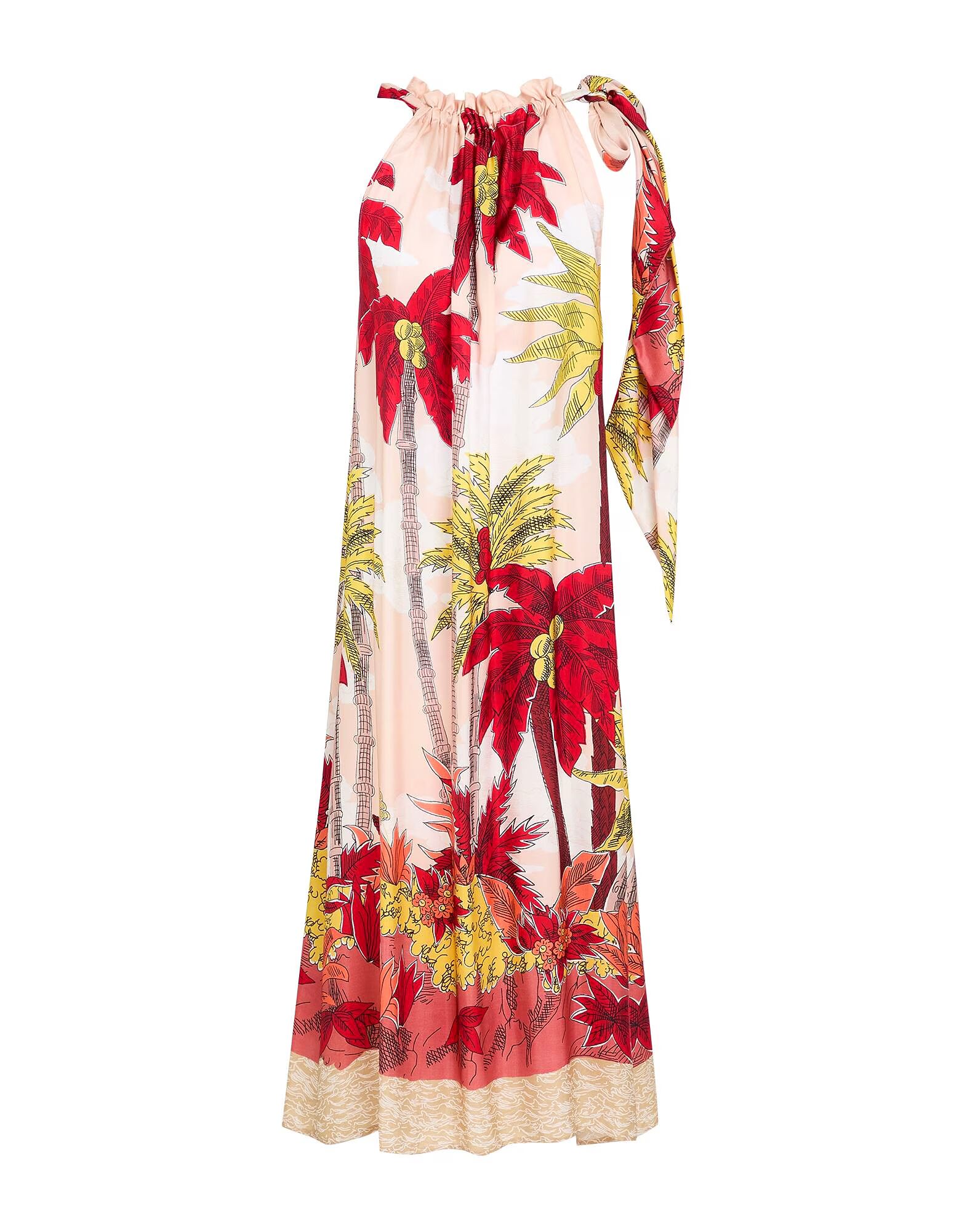 

Платье миди P.A.R.O.S.H., красный