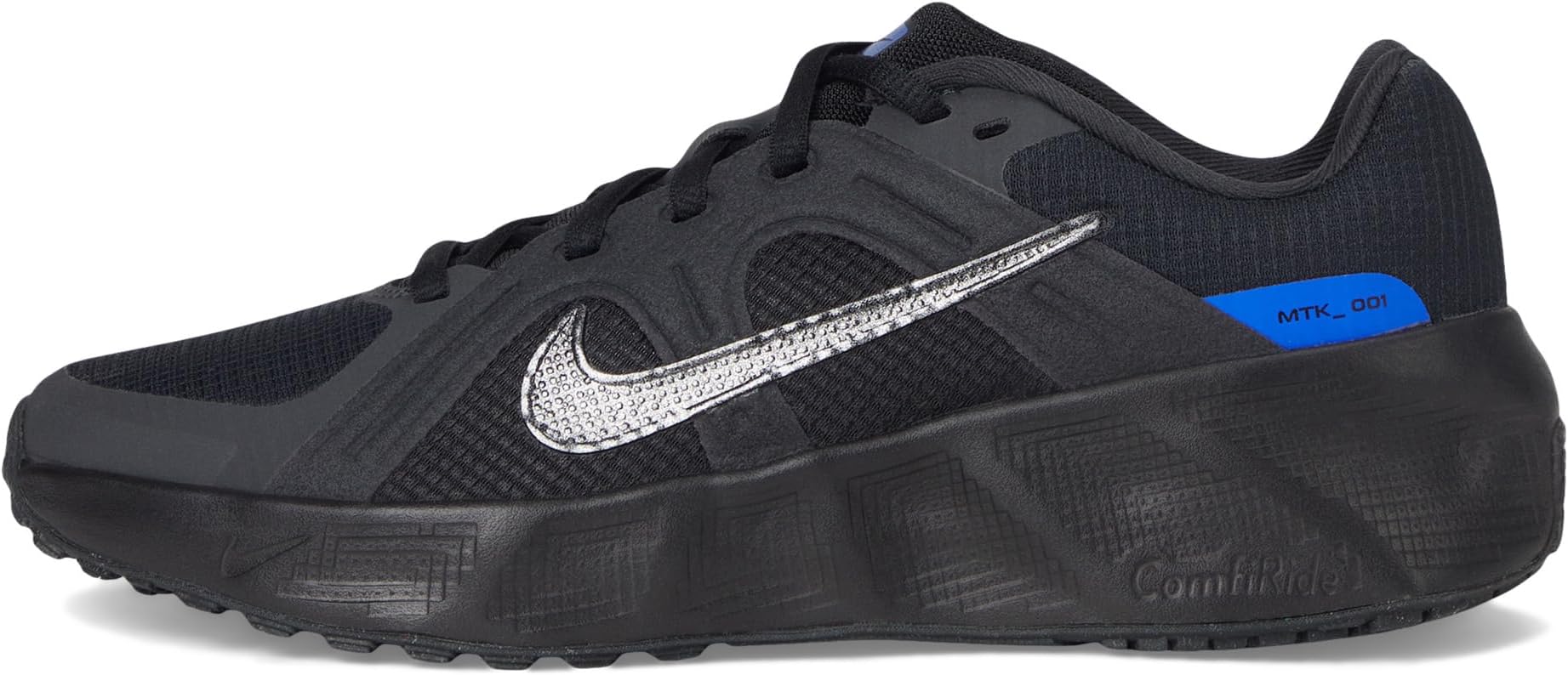Кроссовки Nike Kids  Metro Tek, Black/Metallic Black/Off Noir/Racer Blue — фото 4