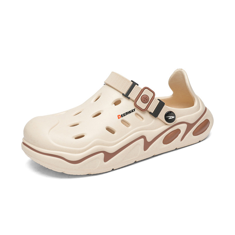 

DEERWAY Клоги мужские бежево-коричневые, цвет Beige Brown