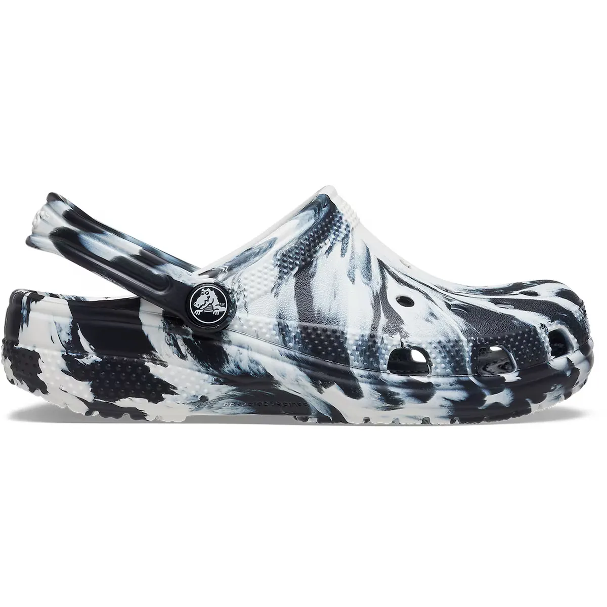 

Детские сабо Crocs Classic Marbled Clog, белый