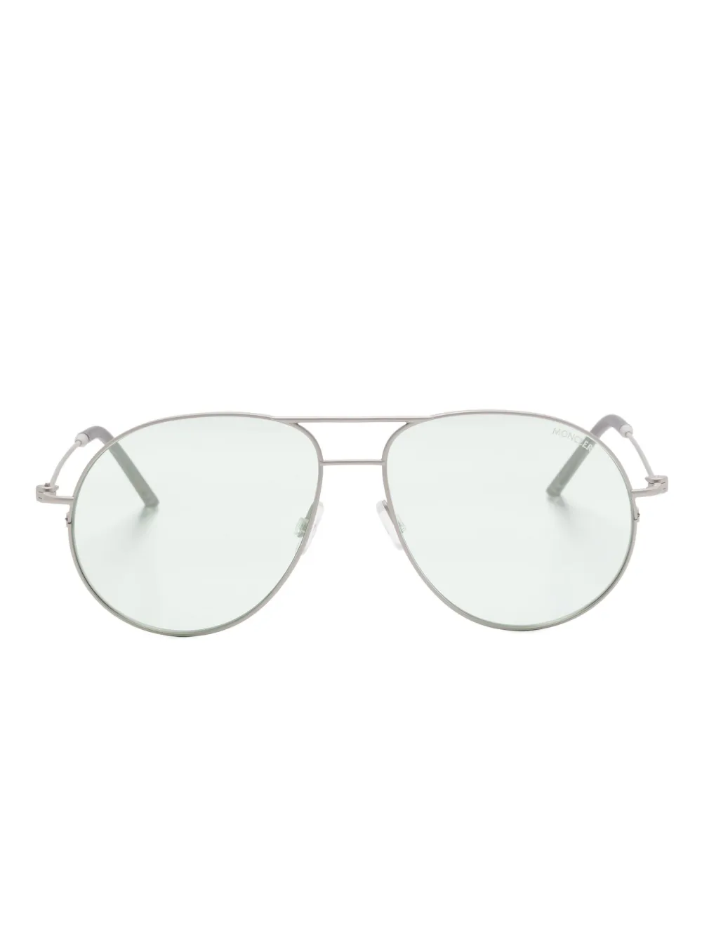 

Солнцезащитные очки-пилоты Moncler, серебристый
