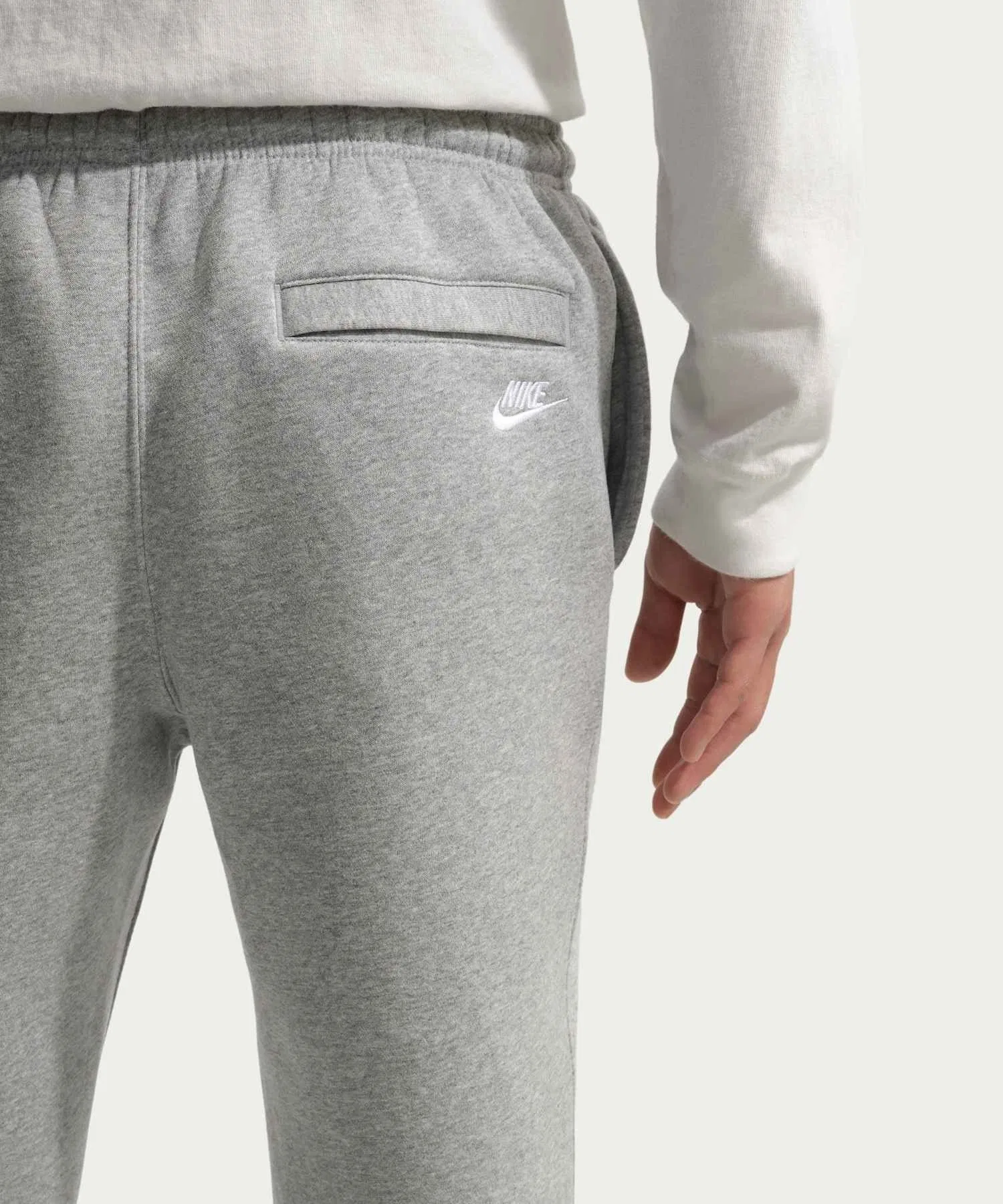Мужские флисовые спортивные брюки Nike Sportswear Club IF0700-063, темно-серый меланж — фото 3