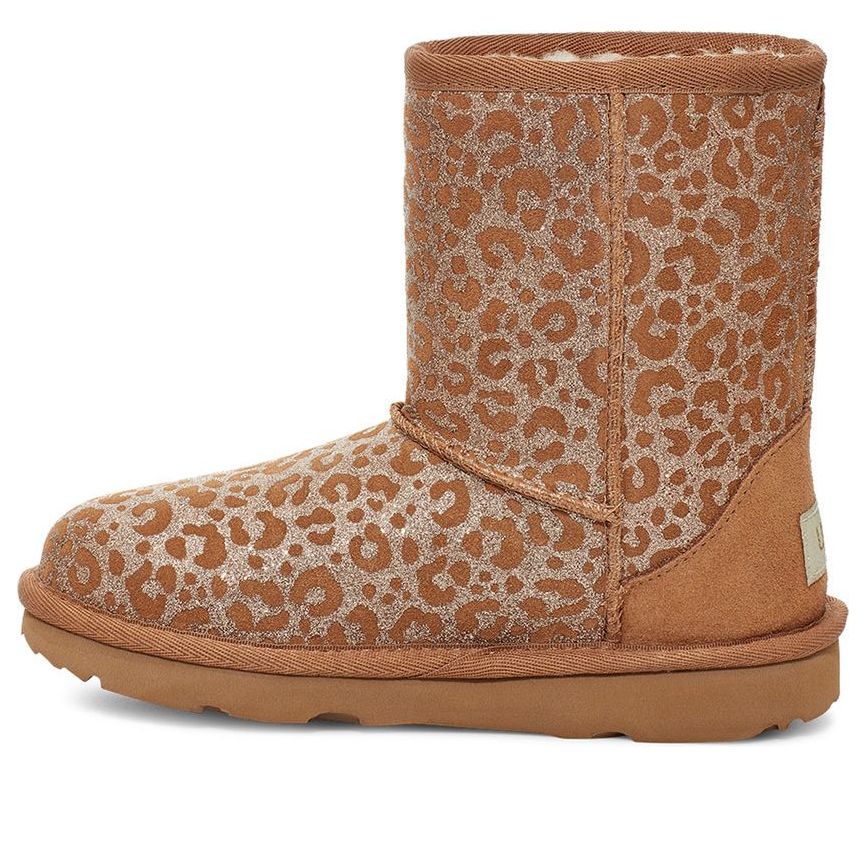 

Зимние ботинки UGG Classic II Glitter Leopard 'Brown', коричневый