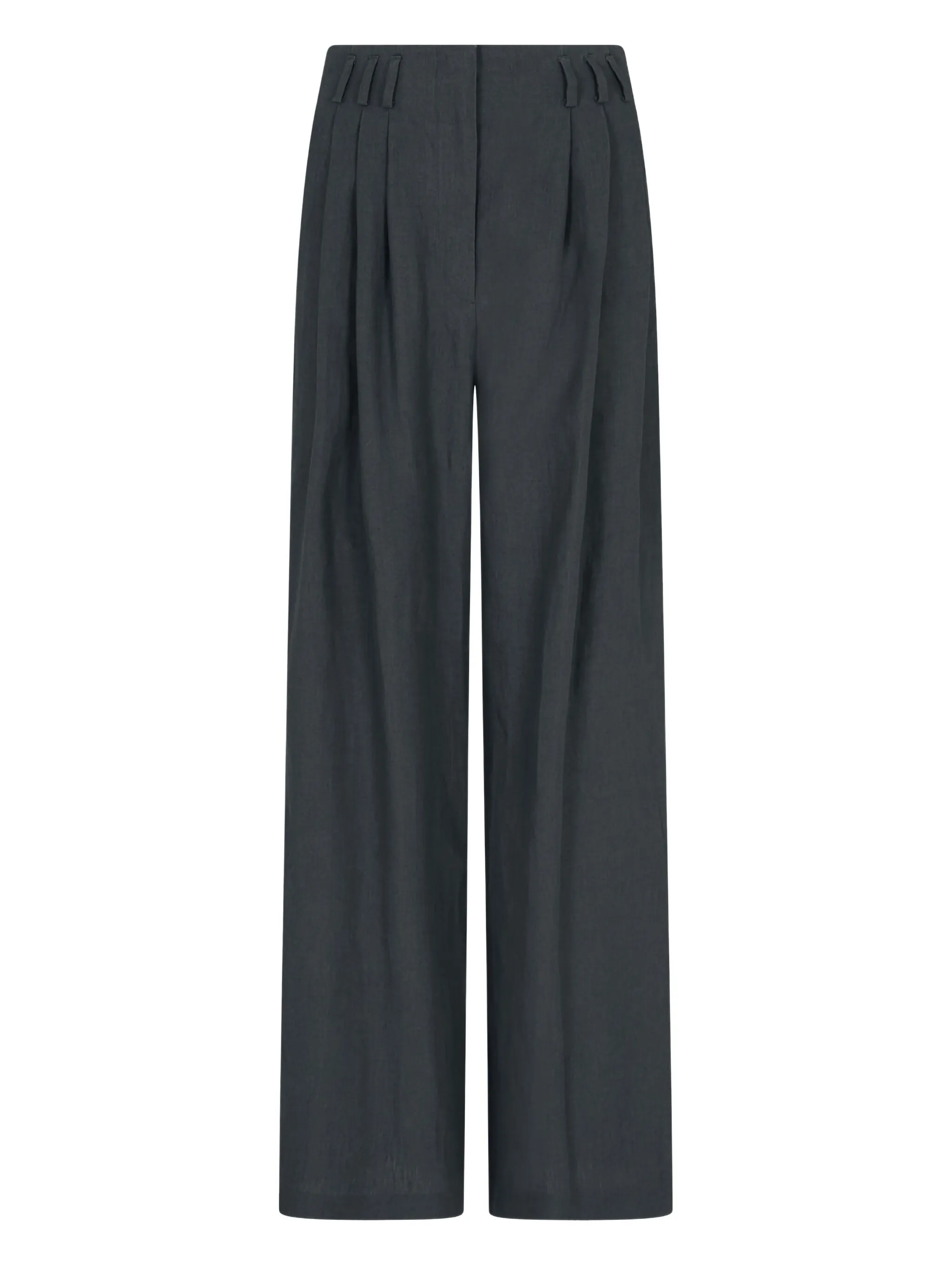 

Плиссированные брюки Giorgio Armani, серый