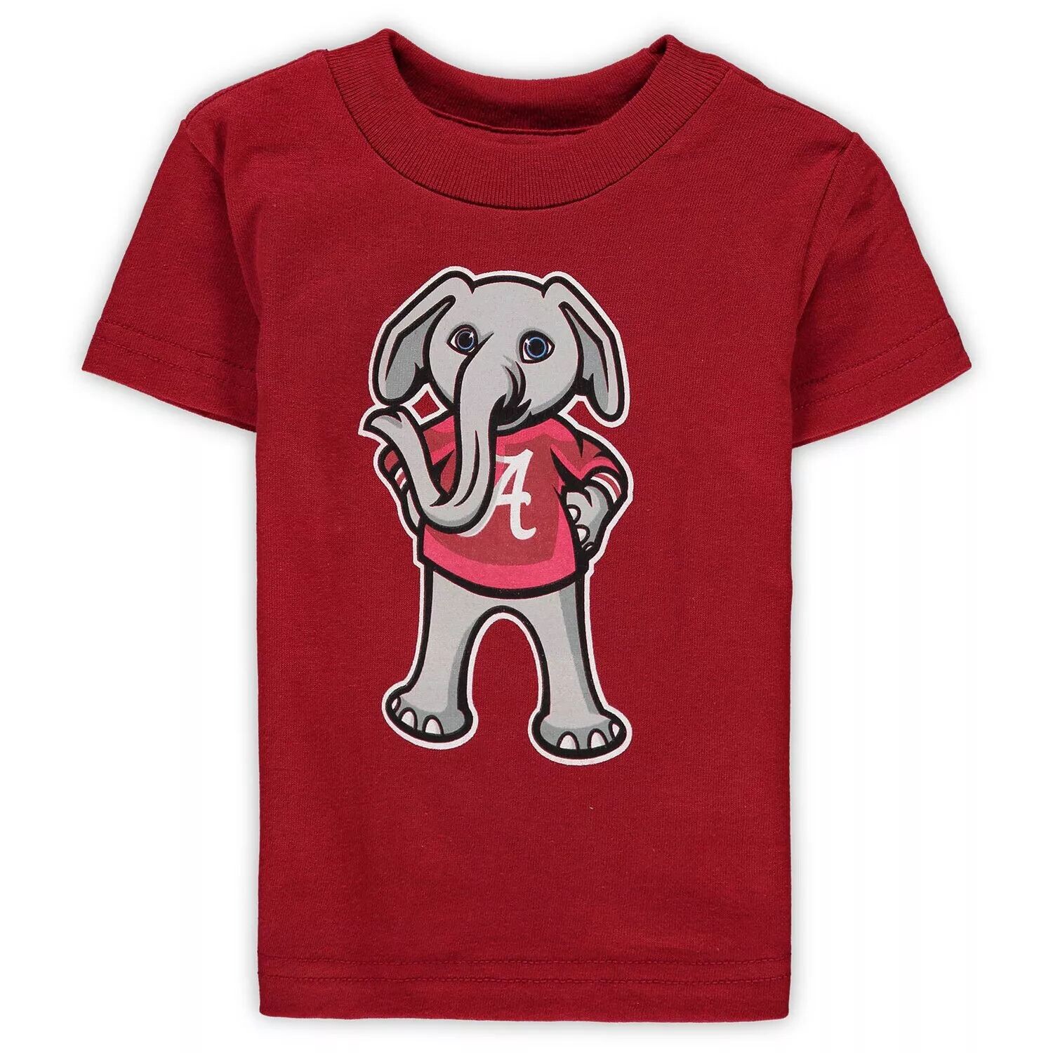 Футболка с большим талисманом и логотипом Infant Crimson Alabama Crimson Tide Unbranded