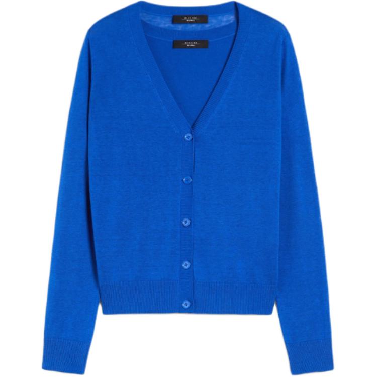 

Кардиган Weekend Max Mara с V-образным вырезом WEEKEND MaxMara, синий