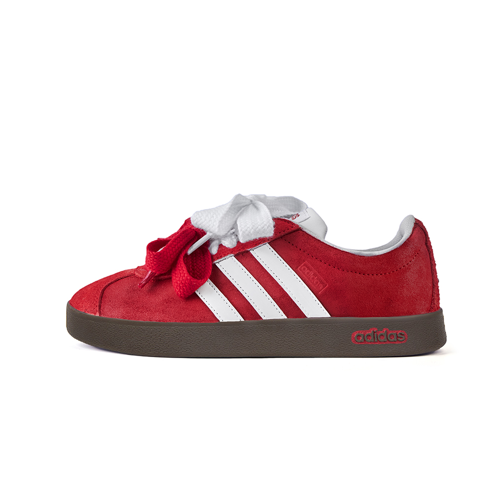

Adidas Neo ВЛ Корт 2.0 противоскользящие износостойкие низкие скейтерские кроссовки унисекс красно-белые, цвет Red White
