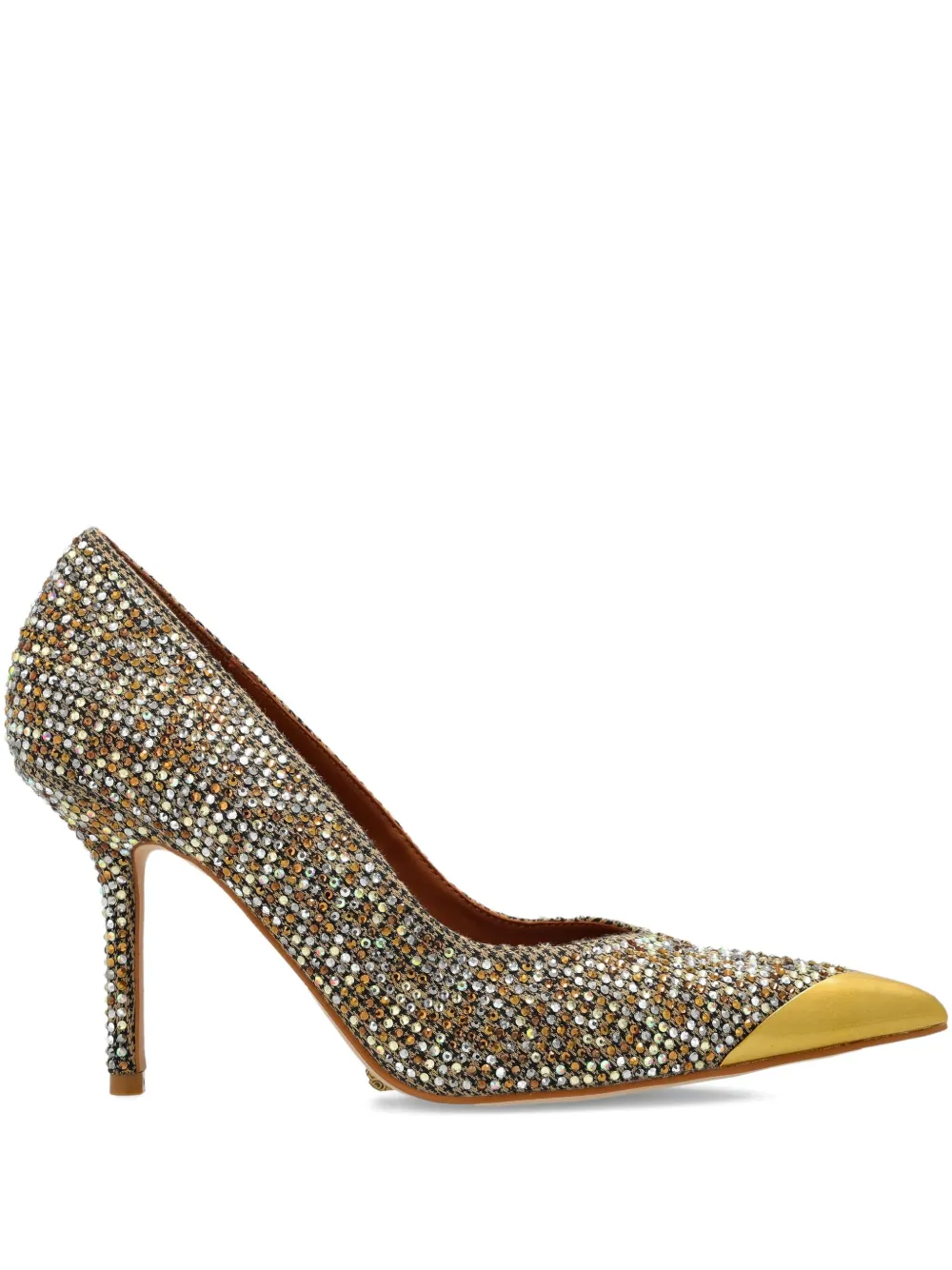 Туфли-лодочки Regent Point на каблуке 70 мм Kurt Geiger London, нейтральный