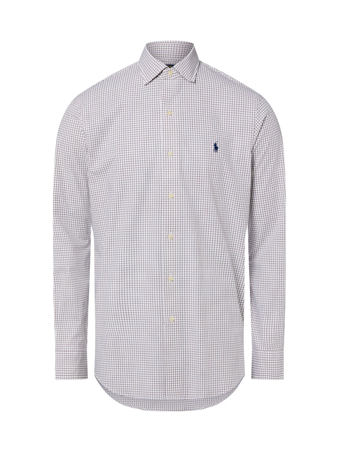 

Polo Ralph Lauren Бизнес-рубашка Regular fit в коричневом и белом цветах