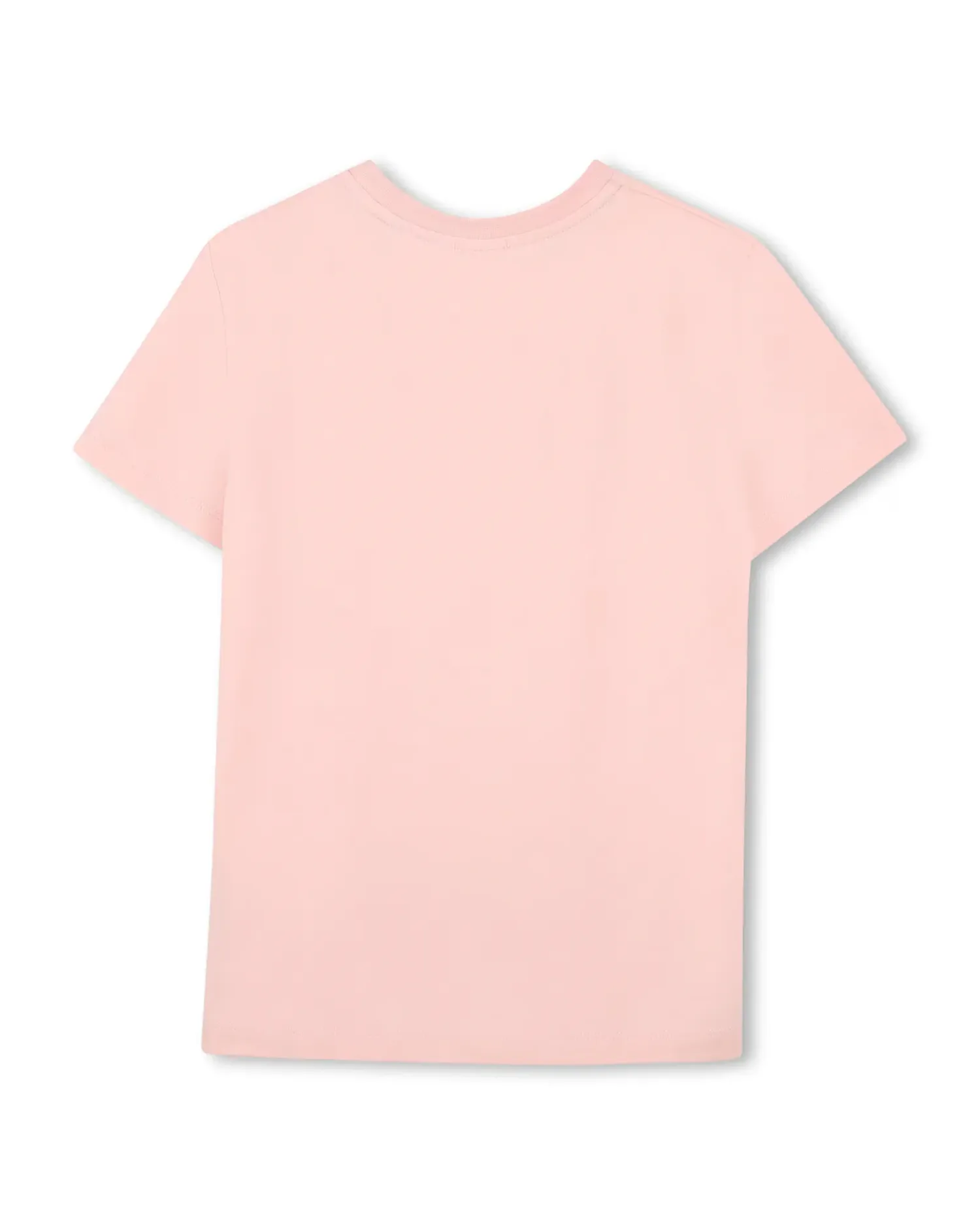 Детская футболка с короткими рукавами с микро-принтом из хлопка BOSS Kidswear, Natural — фото 3