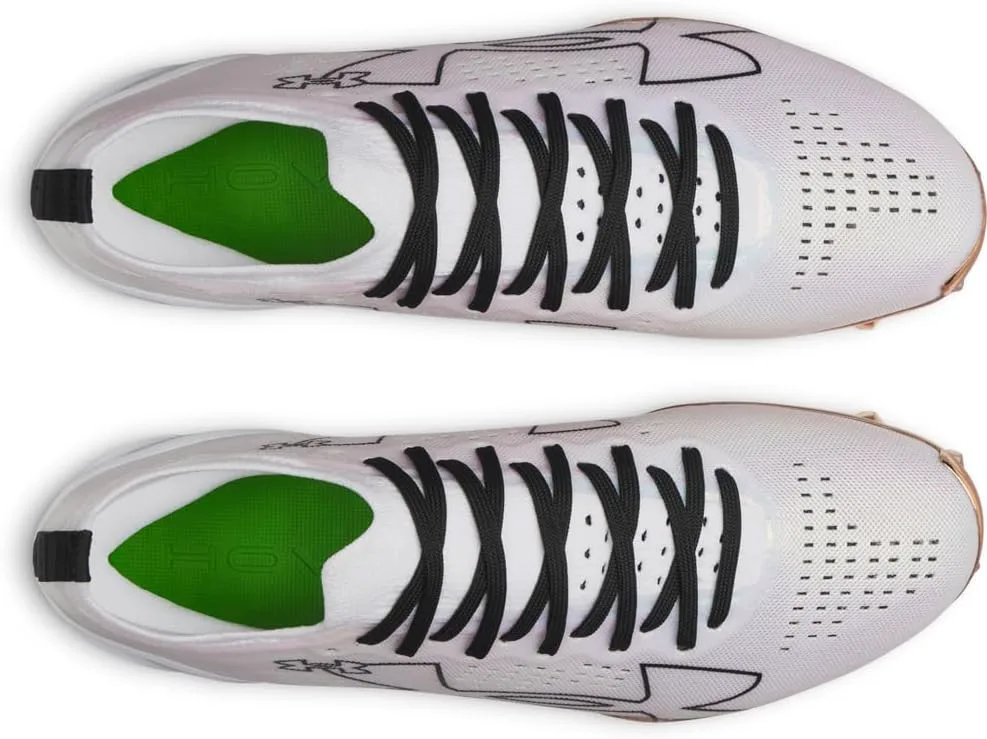 Футбольные бутсы Under Armour Blur Pro для мужчин, белый/металлик/черный — фото 4